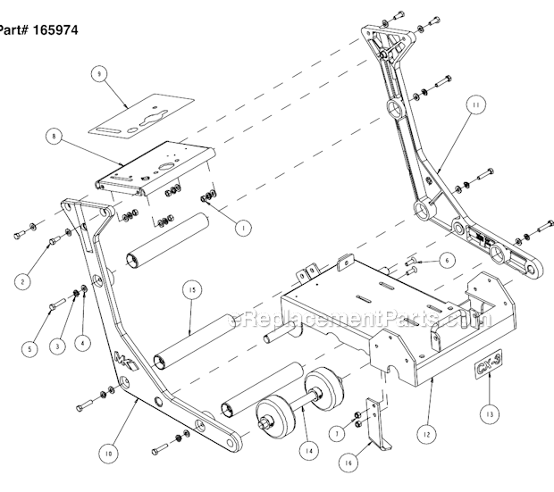 Page B Diagram and Parts List for CX-3 Kohler Engine MK Diamond Concrete Saw